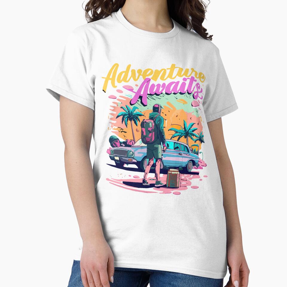 Adventure Awaits | Adventure by ZingZone T-Shirts, Hoodie, Sweatshirt | BlankRebels.com (Image 2)