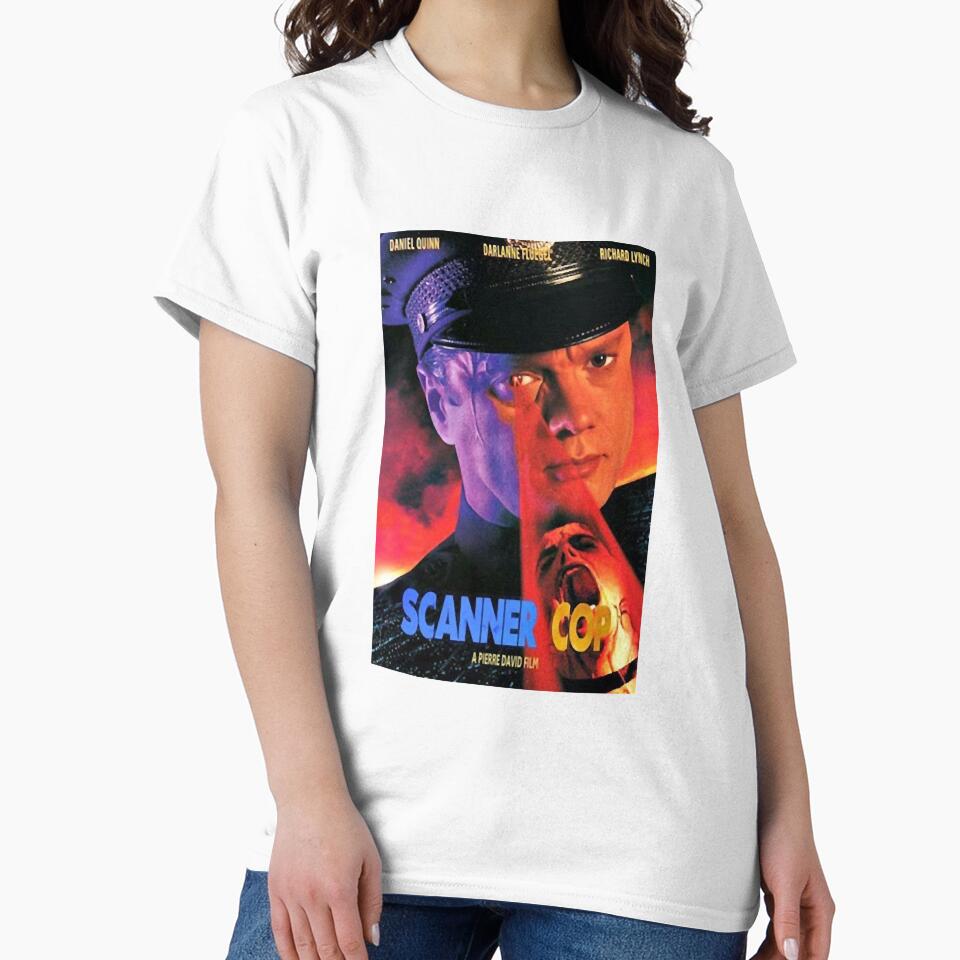 SCANNER COP Halloween Horror Movie Scifi Film T-Shirts, Hoodie, Sweatshirt