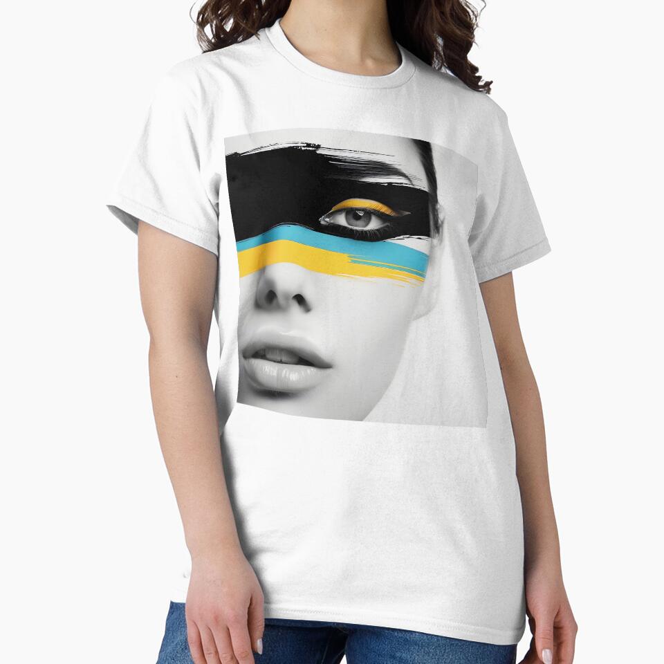 Minimalist abstract woman print by dcrc