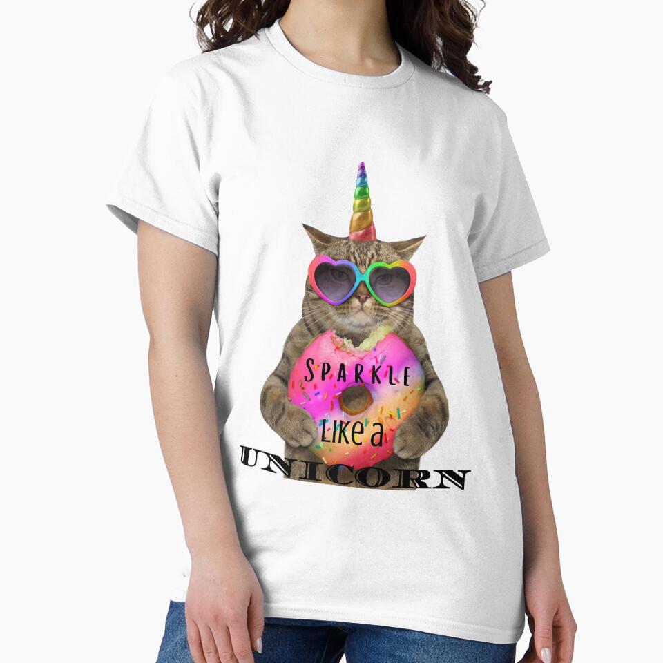 Sparkle like a unicorn by creativeDaphne T-Shirts, Hoodie, Sweatshirt | BlankRebels.com (Image 2)