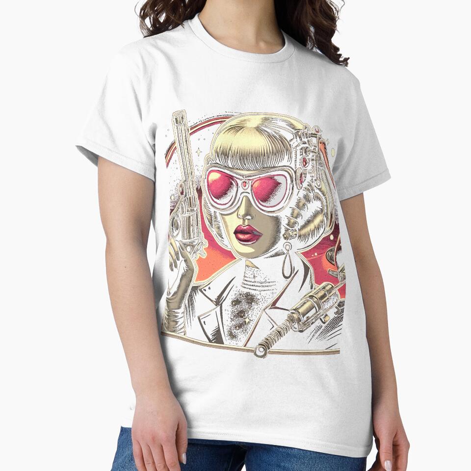 80s Sci-Fi Woman by PulpVintage