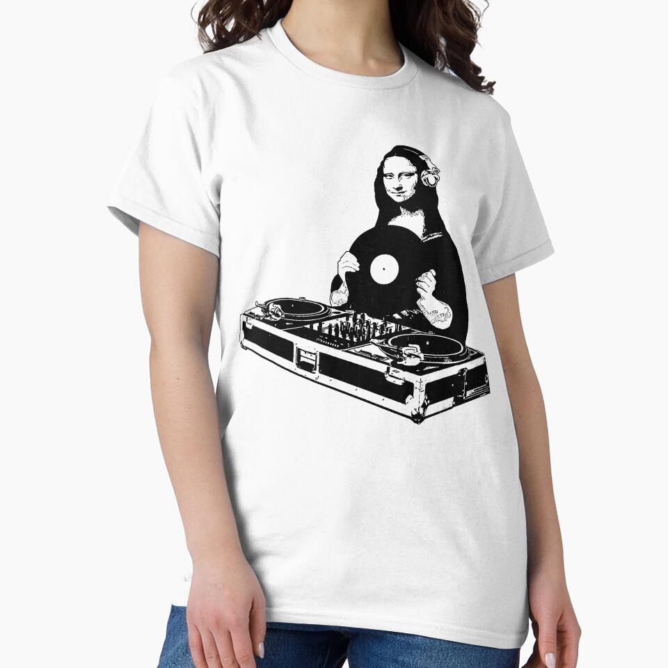 DJ MONA LISA by TEOSEF T-Shirts, Hoodie, Sweatshirt | BlankRebels.com (Image 2)