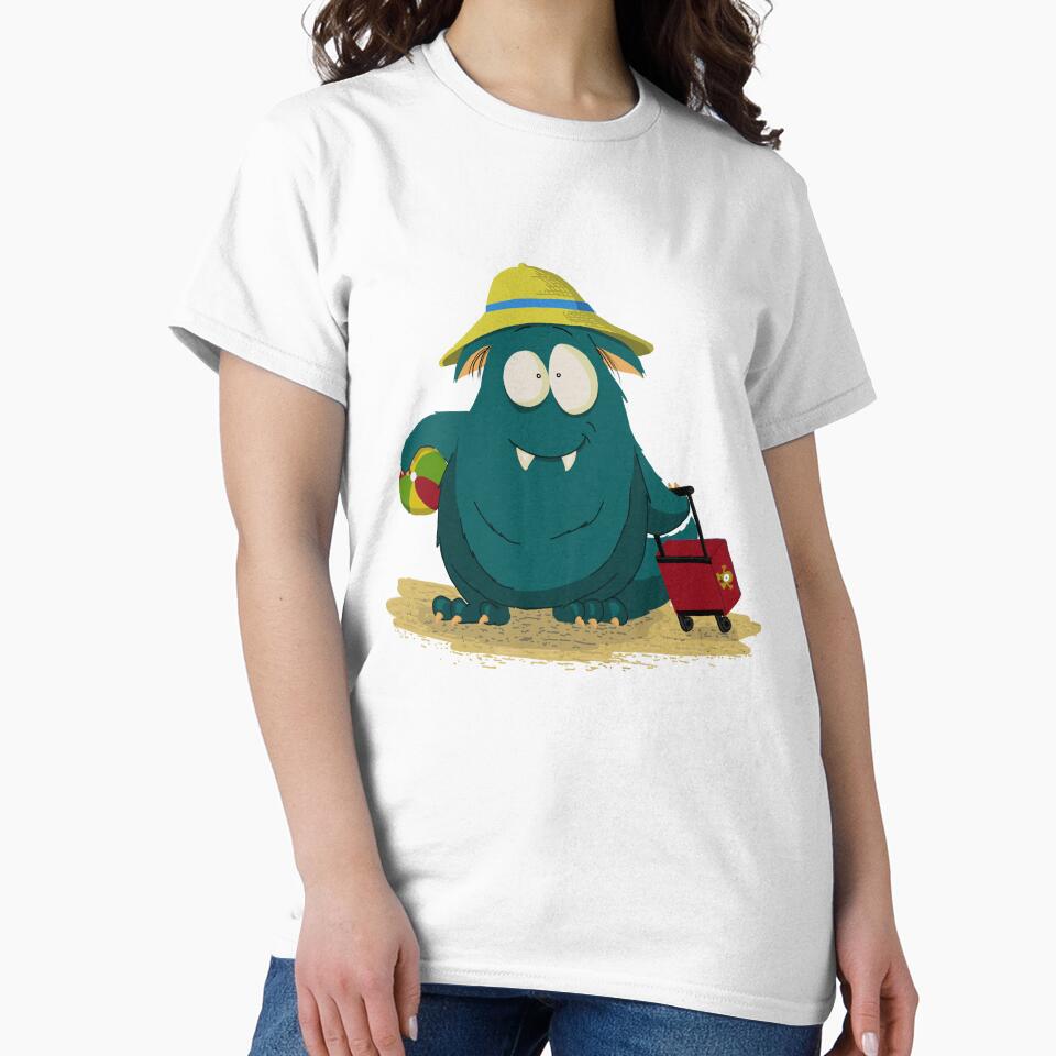 Crok goes on vacation by DrawingRage T-Shirts, Hoodie, Sweatshirt | BlankRebels.com (Image 2)