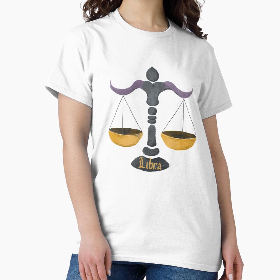 Libra Zodiac Sign Horoscope Constellation Retro Vintage Scale by Wangfu-tees Hoodie, Sweatshirt | BlankRebels.com (Image 2)