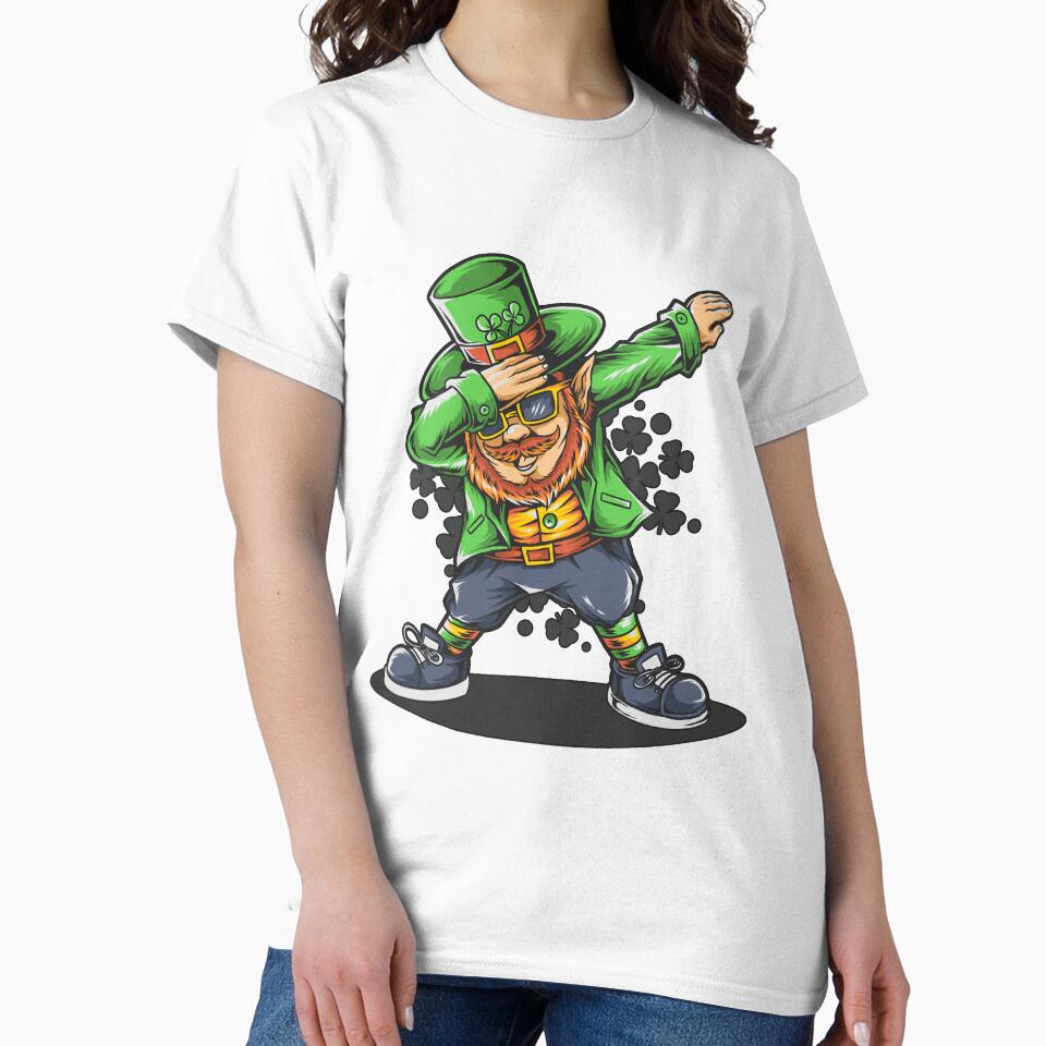 Dabbing st. patrick's day bearded man in glasses and hat by king's Outfit T-Shirts, Hoodie, Sweatshirt (Image 2)
