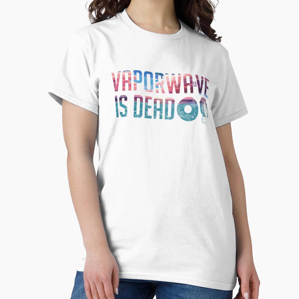 Vaporwave is Dead | Vaporwave is Alive by MusicArtAndGrind T-Shirts, Hoodie, Sweatshirt | BlankRebels.com (Image 2)