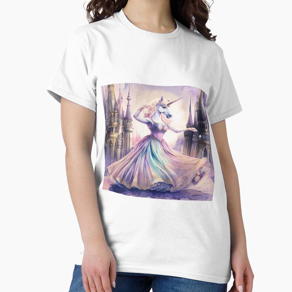Elegant Unicorn in a Masquerade Ball by Collection de trésors T-Shirts, Hoodie, Sweatshirt | BlankRebels.com (Image 2)