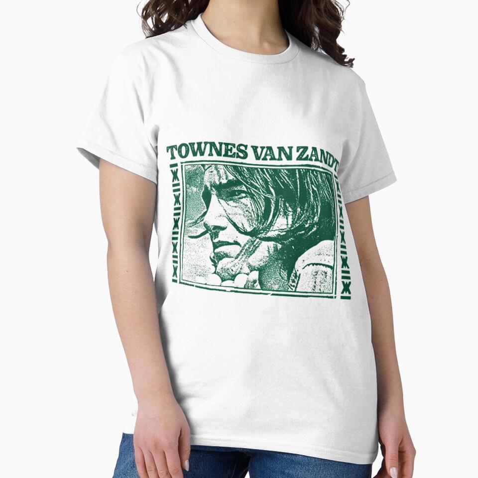 Townes Van Zandt  Retro Fan Art Design by HoldenRenner T-Shirts, Hoodie, Sweatshirt | BlankRebels.com (Image 2)