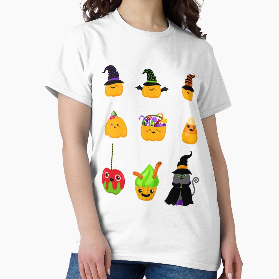 Kawaii Halloween Treats T-Shirts, Hoodie, Sweatshirt