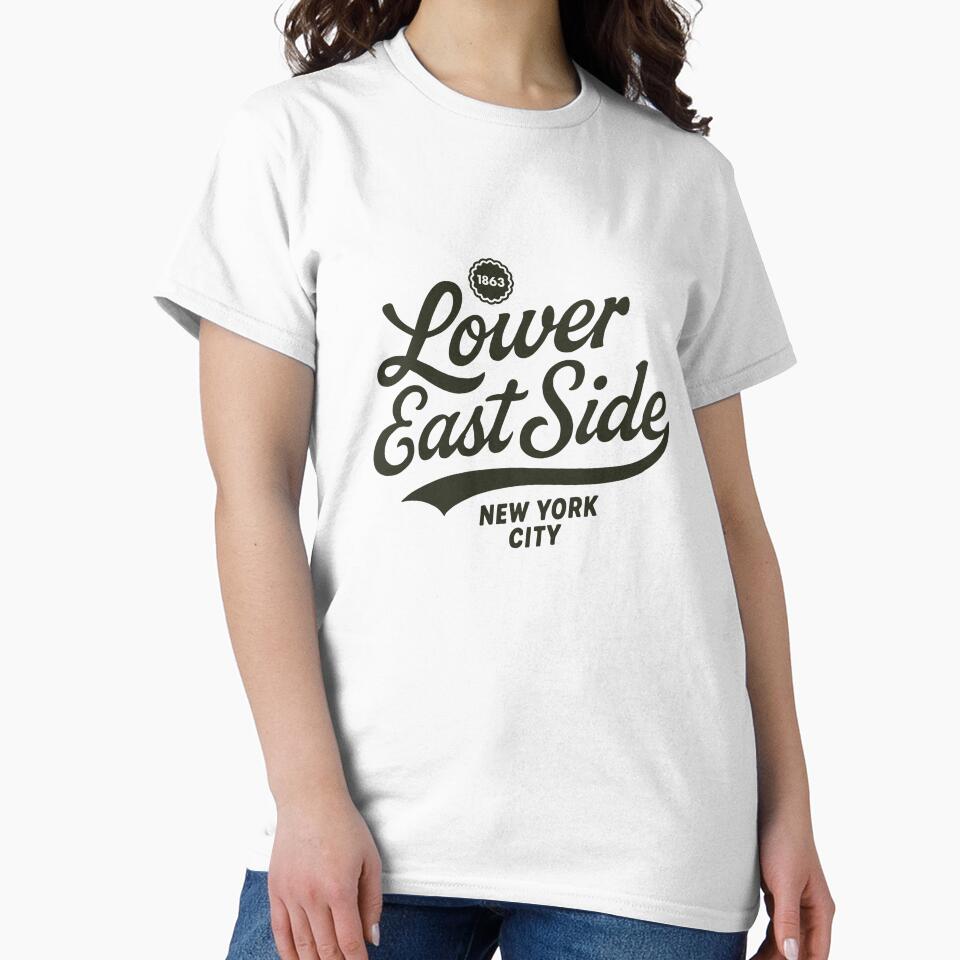 Lower East Side New York City Script by Boogosh T-Shirts, Hoodie, Sweatshirt | BlankRebels.com (Image 2)