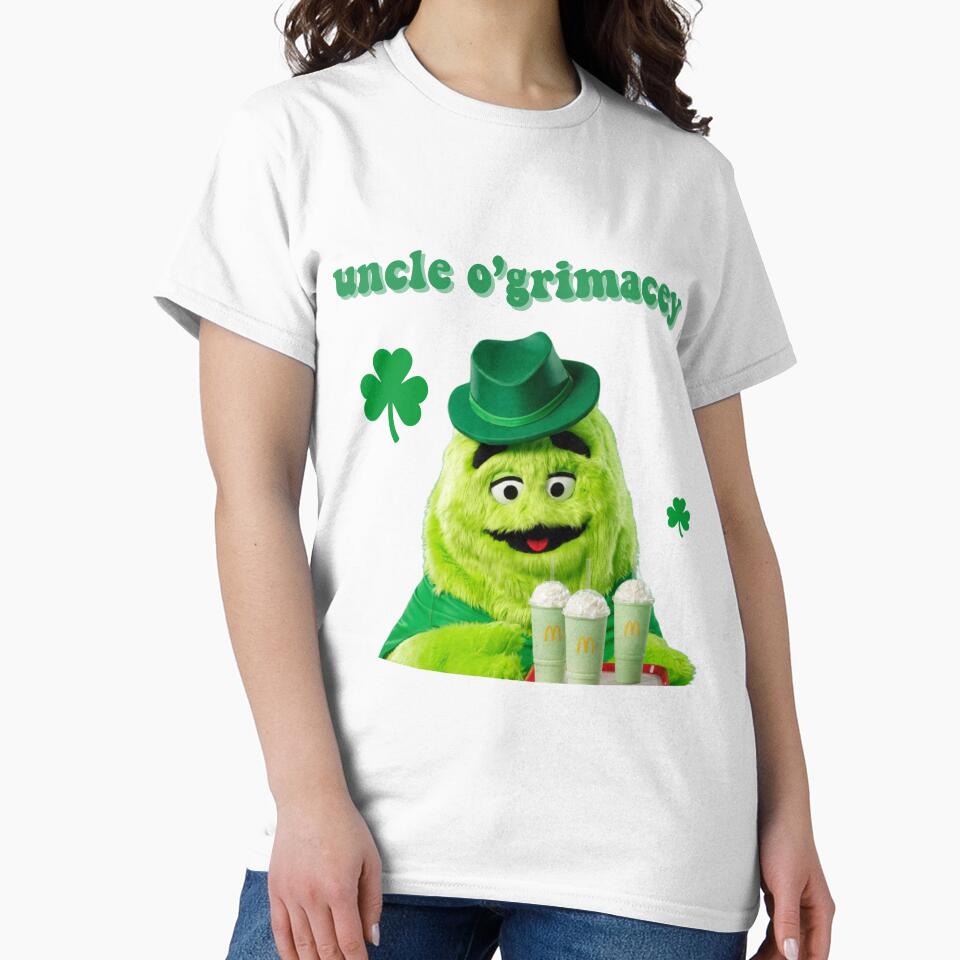 Uncle O'Grimacey St. Patrick's Day Cute by juliamorgan13 T-Shirts, Hoodie, Sweatshirt | BlankRebels.com (Image 2)