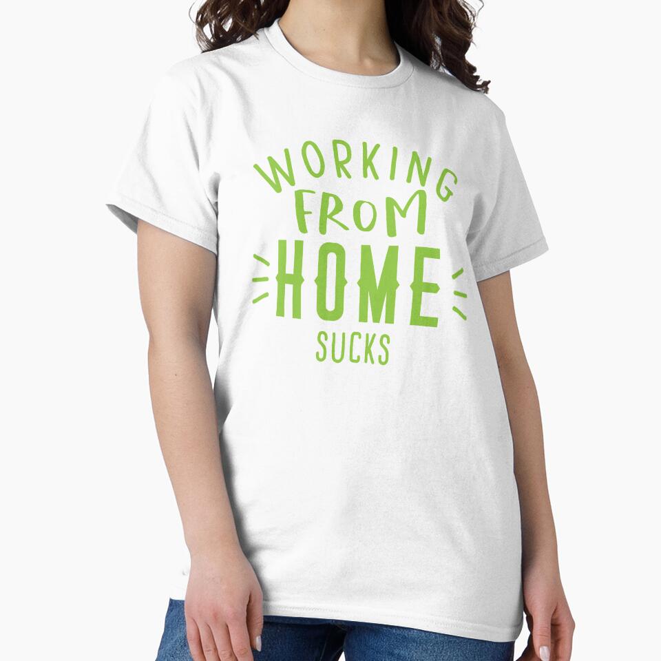 WORKING FROM HOME SUCKS by jazzydevil T-Shirts, Hoodie, Sweatshirt | BlankRebels.com (Image 2)