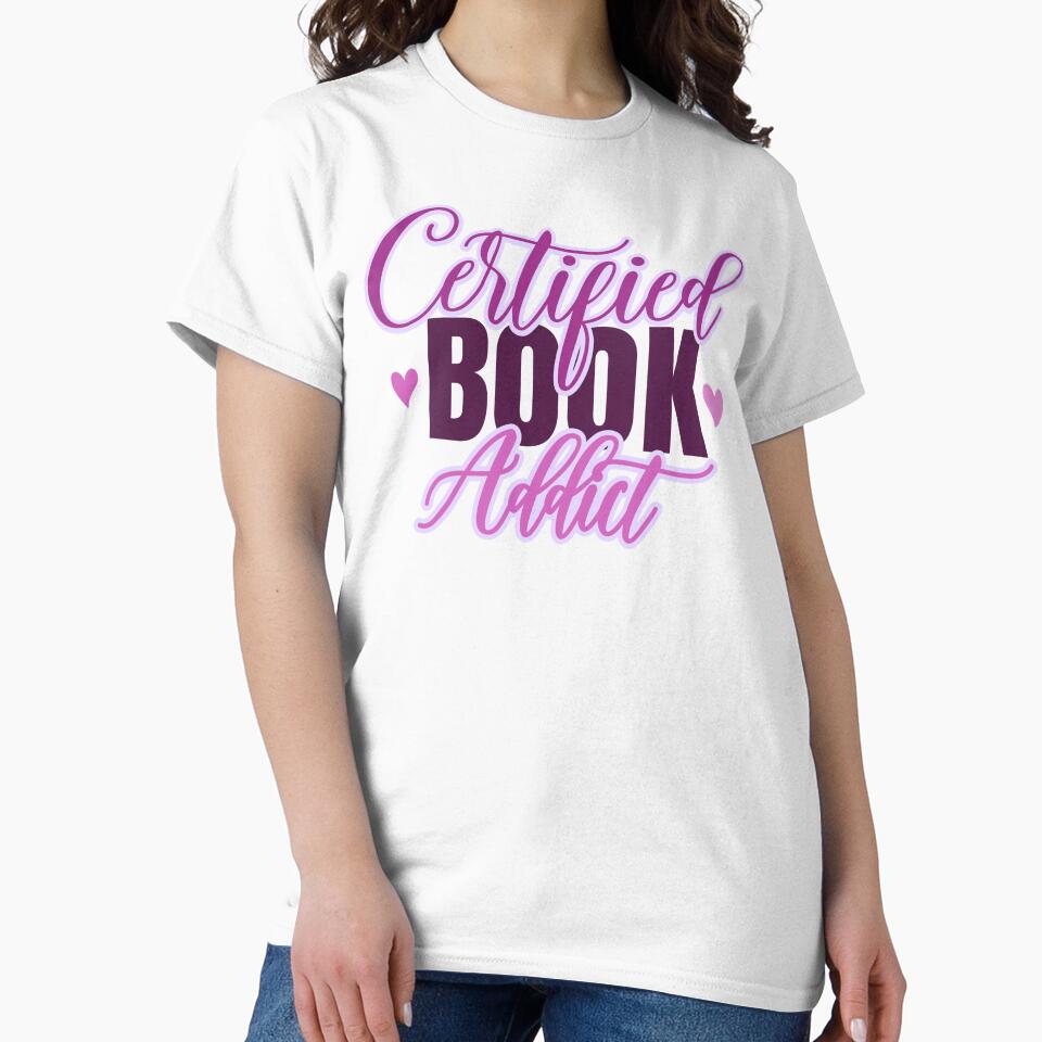 Book Addict by askthebookbug T-Shirts, Hoodie, Sweatshirt | BlankRebels.com (Image 2)
