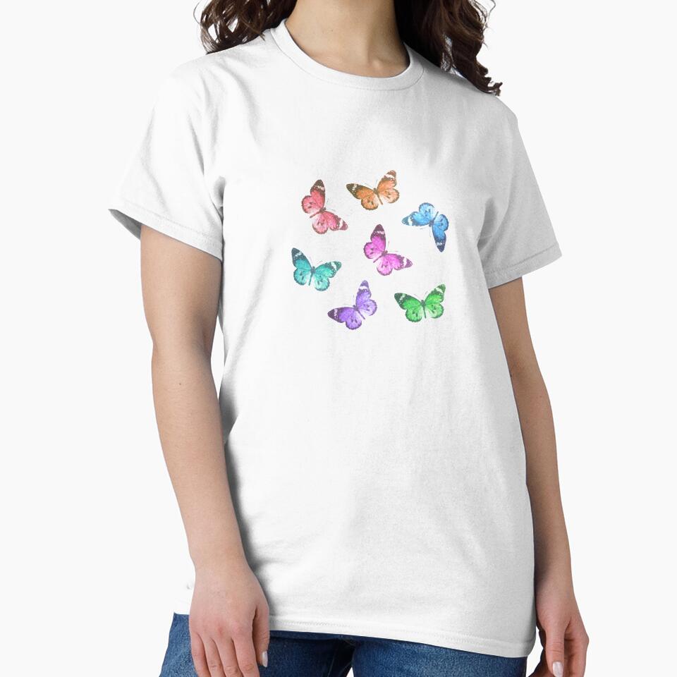 Sparkly Butterflies by Scarletdove T-Shirts, Hoodie, Sweatshirt | BlankRebels.com (Image 2)