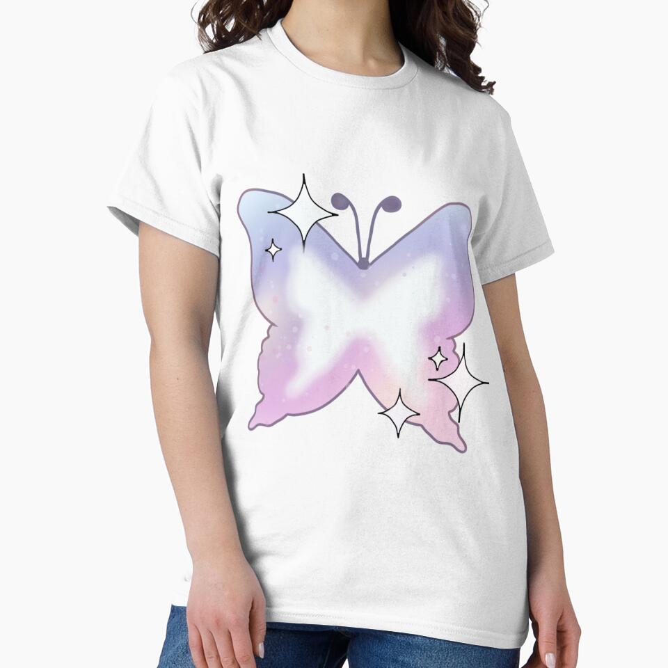 Y2k internet girl soft aesthetic pastel butterfly by Loveartse T-Shirts, Hoodie, Sweatshirt | BlankRebels.com (Image 2)