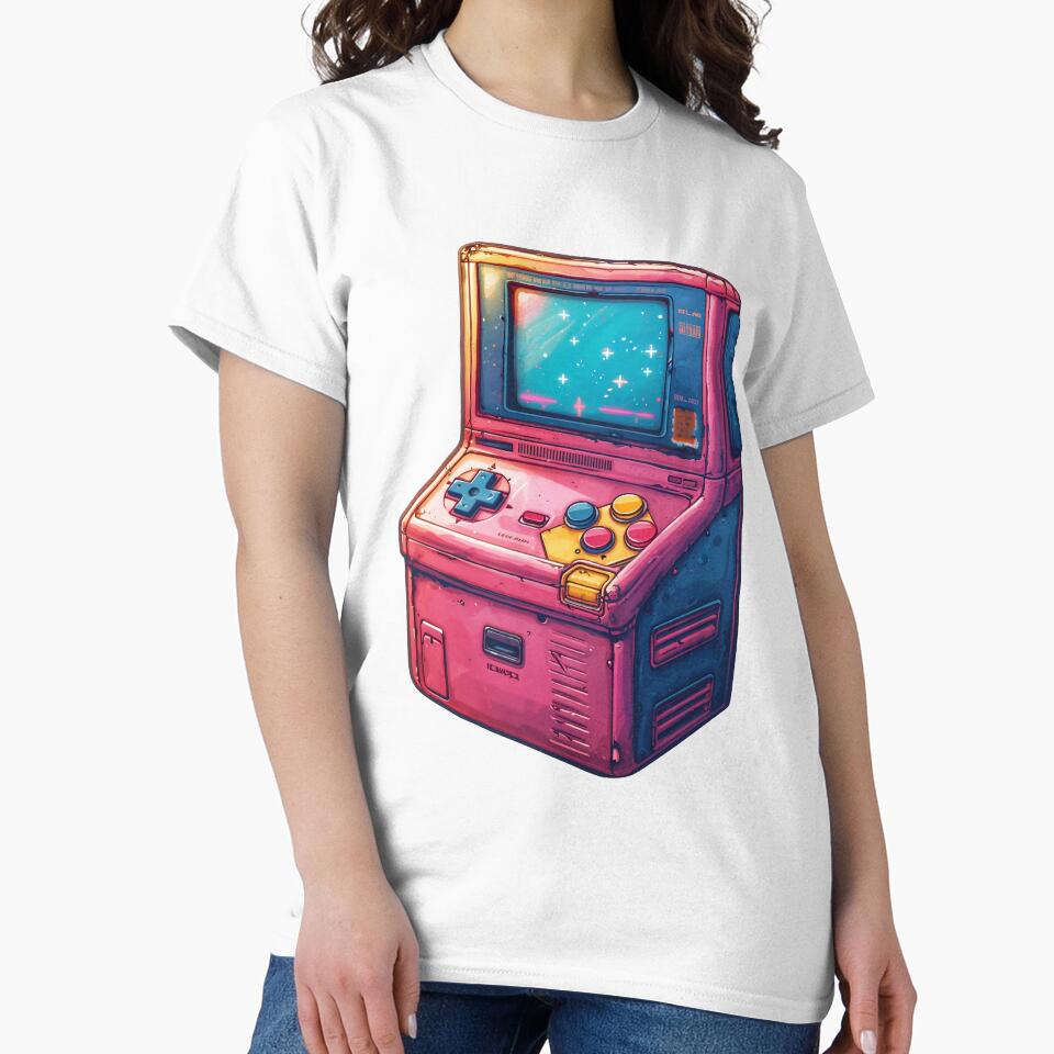 Retro Sci-Fi gaming console by VirtualArtGuy T-Shirts, Hoodie, Sweatshirt | BlankRebels.com (Image 2)
