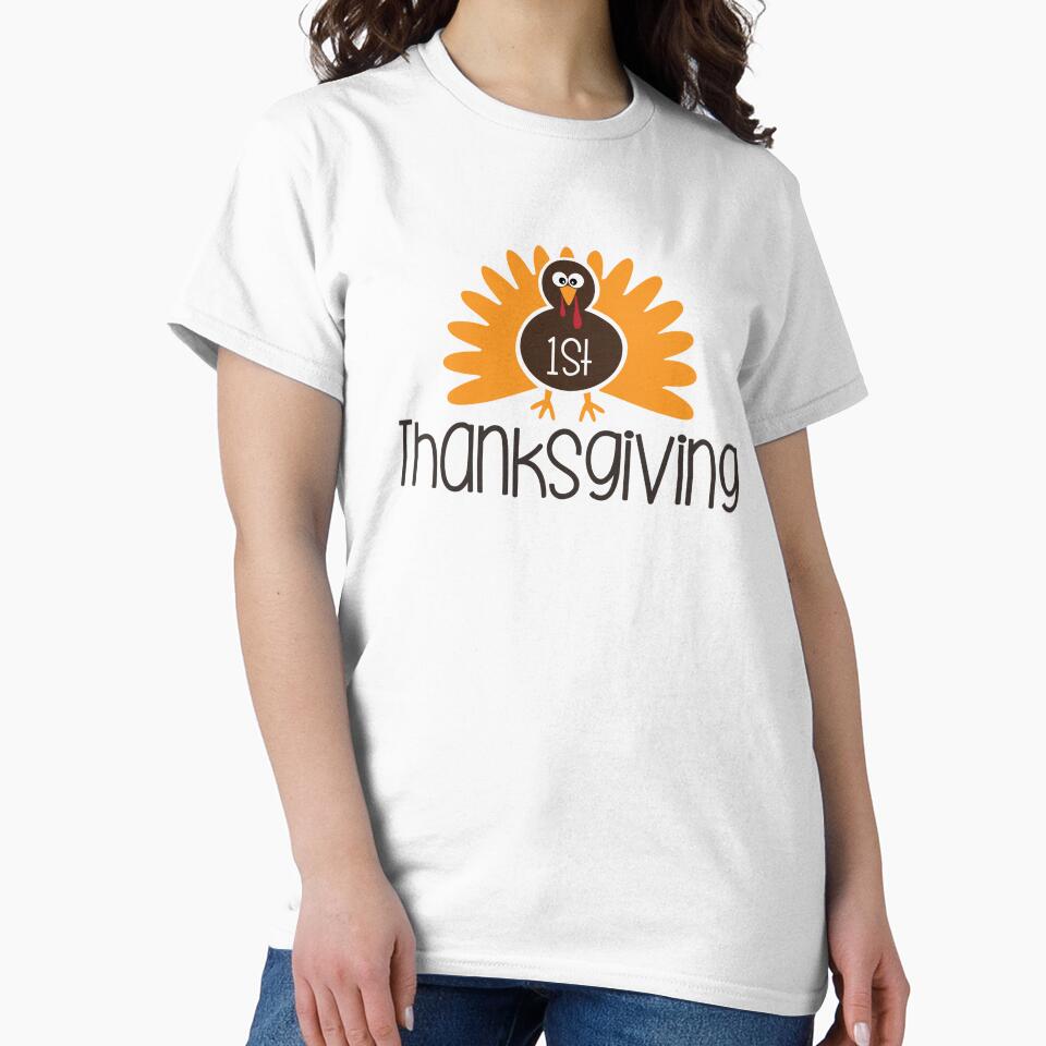 1st thanksgiving funny turkey by Mansn T-Shirts, Hoodie, Sweatshirt | BlankRebels.com (Image 2)