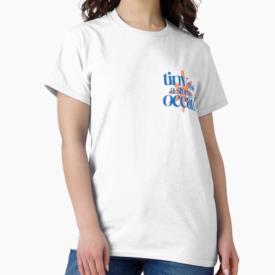 Tiny ripple in a stormy ocean (coral) by L0tteKar0tte T-Shirts, Hoodie, Sweatshirt | BlankRebels.com (Image 2)