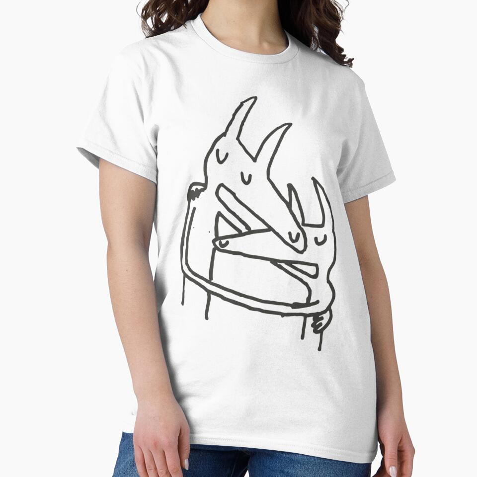 Minimalist Dog Hug Drawing by Yassine-Karim T-Shirts, Hoodie, Sweatshirt | BlankRebels.com (Image 2)