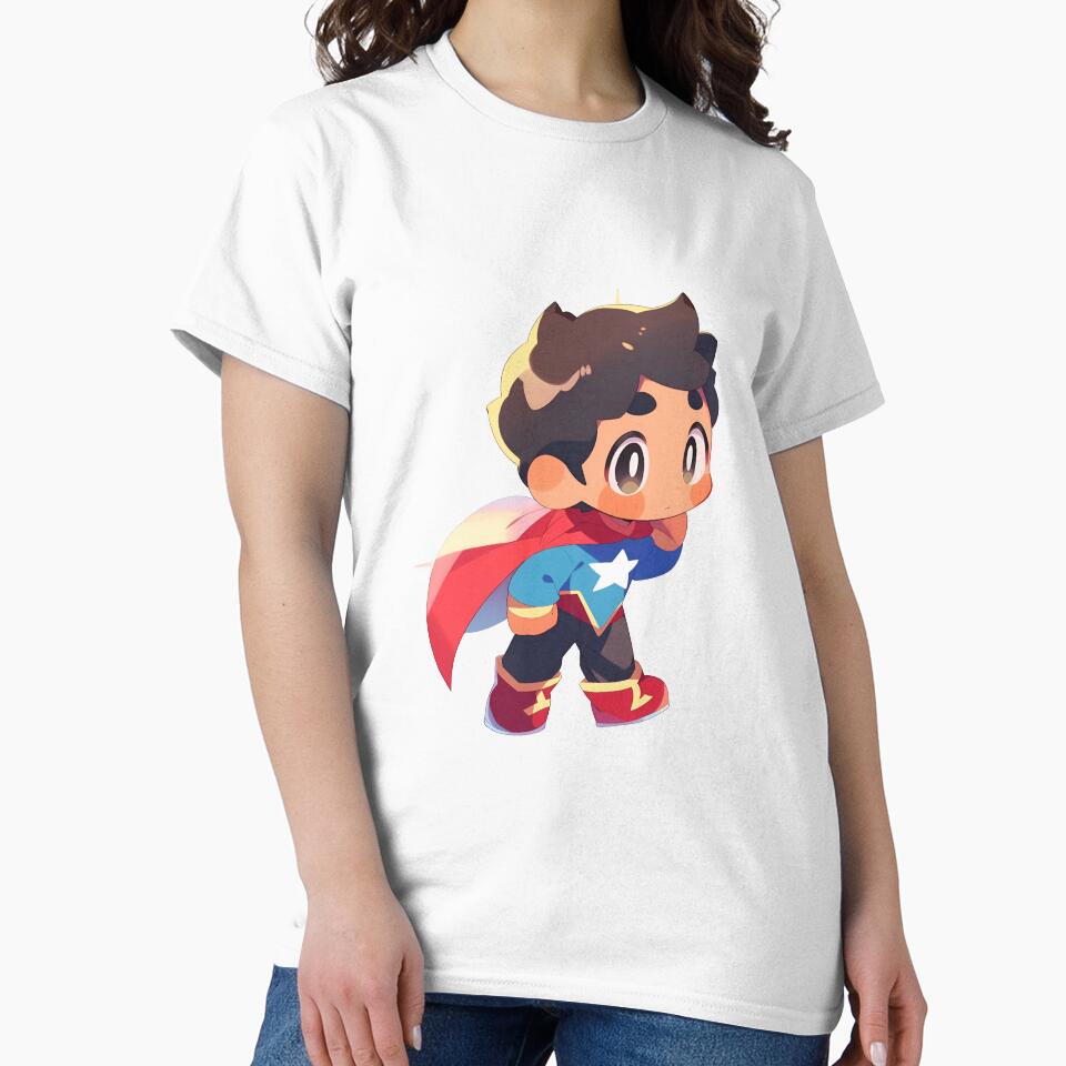 Funny Cartoon Superhero Kid by cArtToonShop T-Shirts, Hoodie, Sweatshirt | BlankRebels.com (Image 2)