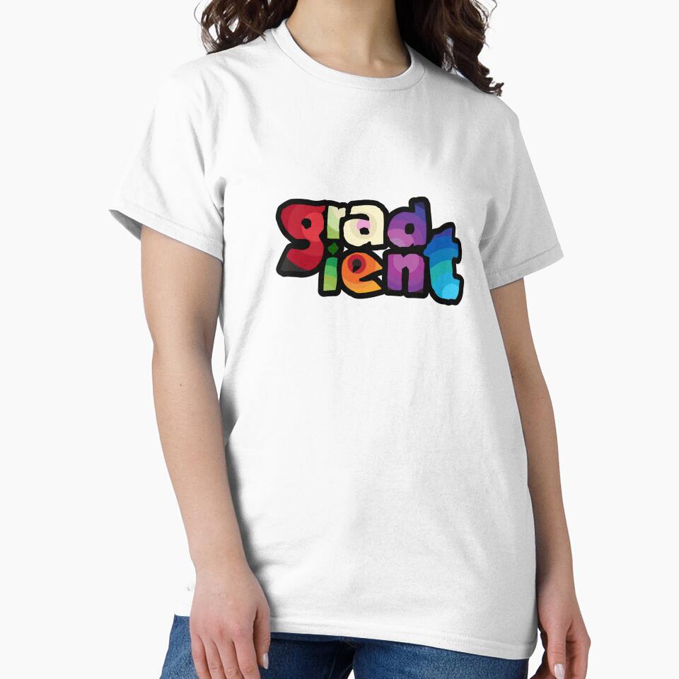 Gradient Typography: Bold and Playful Color Transition by trepiu T-Shirts, Hoodie, Sweatshirt | BlankRebels.com (Image 2)