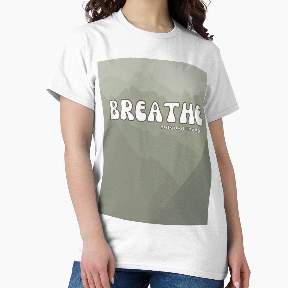 Breathe Mountain Air v8 | @lilsboobthangs by lilsboobthangs T-Shirts, Hoodie, Sweatshirt | BlankRebels.com (Image 2)