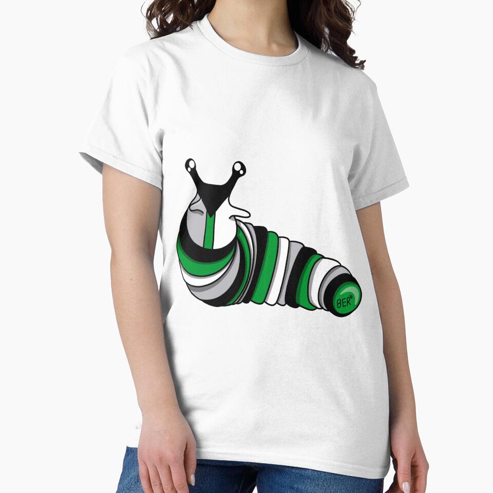 Demiromantic Pride Fidget Slug by SentABear T-Shirts, Hoodie, Sweatshirt | BlankRebels.com (Image 2)