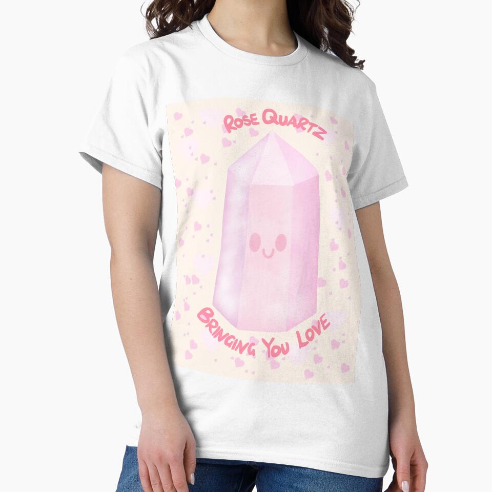Rose quartz, bringing you love by NatLeBrunDesign T-Shirts, Hoodie, Sweatshirt | BlankRebels.com (Image 2)
