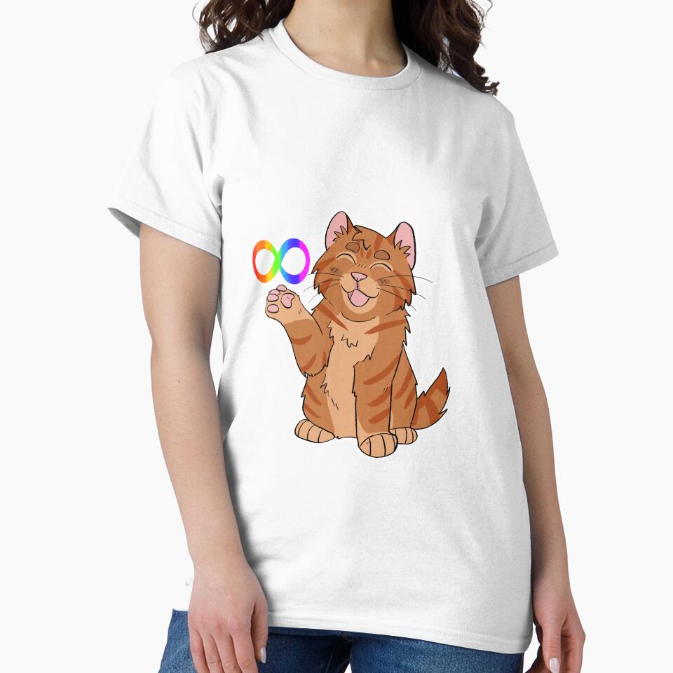 Autism kitten orange tabby by paintedpaw-cat T-Shirts, Hoodie, Sweatshirt | BlankRebels.com (Image 2)