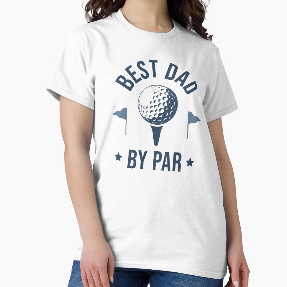 Best Dad By Par Funny Golf Dad by krystalRomanart