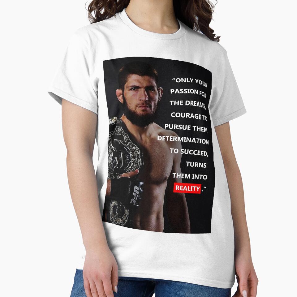 /Khabib Nurmagomedov Quote Poster by smwhitson T-Shirts, Hoodie, Sweatshirt | BlankRebels.com (Image 2)