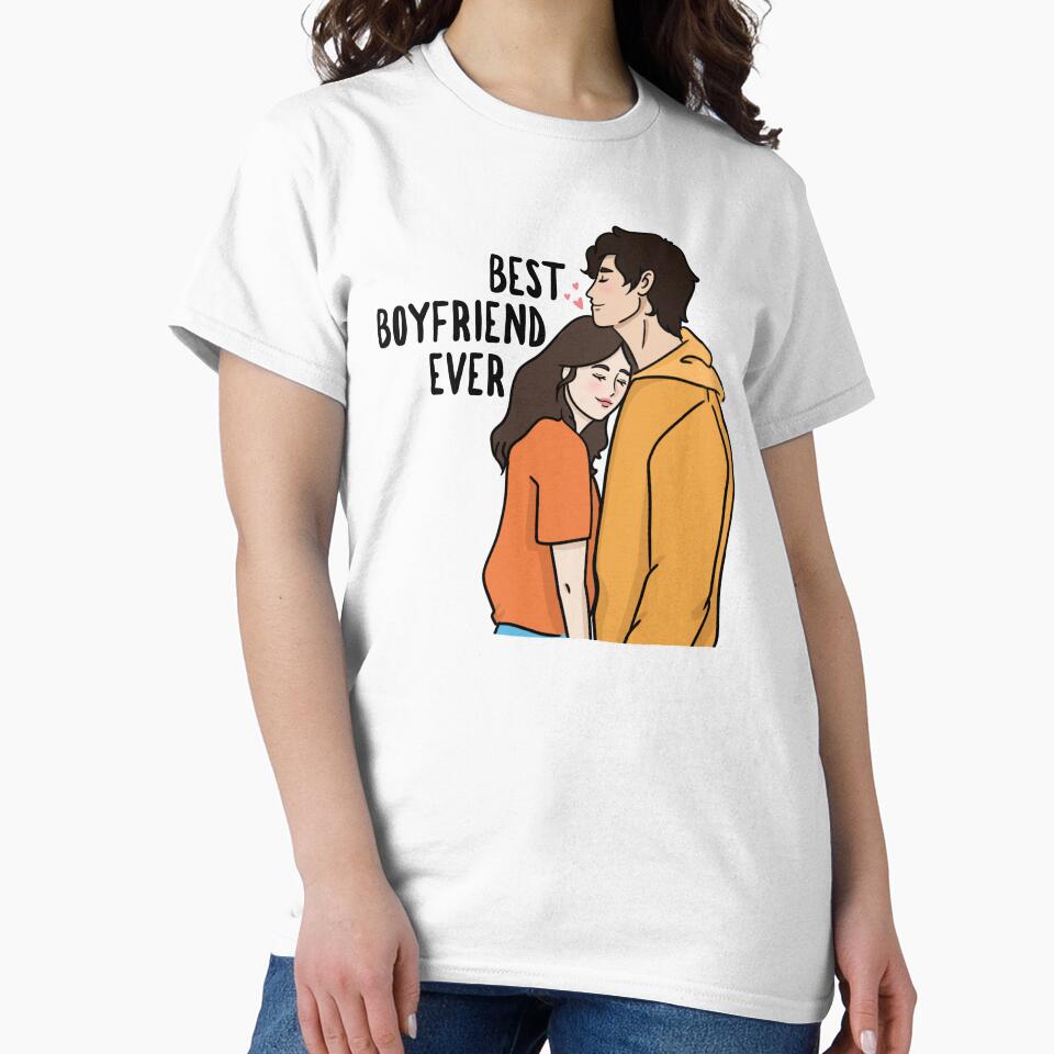 Best Boyfriend Ever by CricketDoodles T-Shirts, Hoodie, Sweatshirt | BlankRebels.com (Image 2)