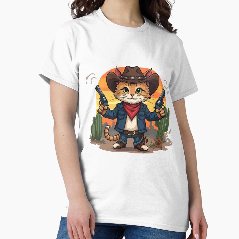 Vintage Meowdy Cat Retro Western Aesthetic Cowboy Humor by fashion-tees Hoodie, Sweatshirt | BlankRebels.com (Image 2)