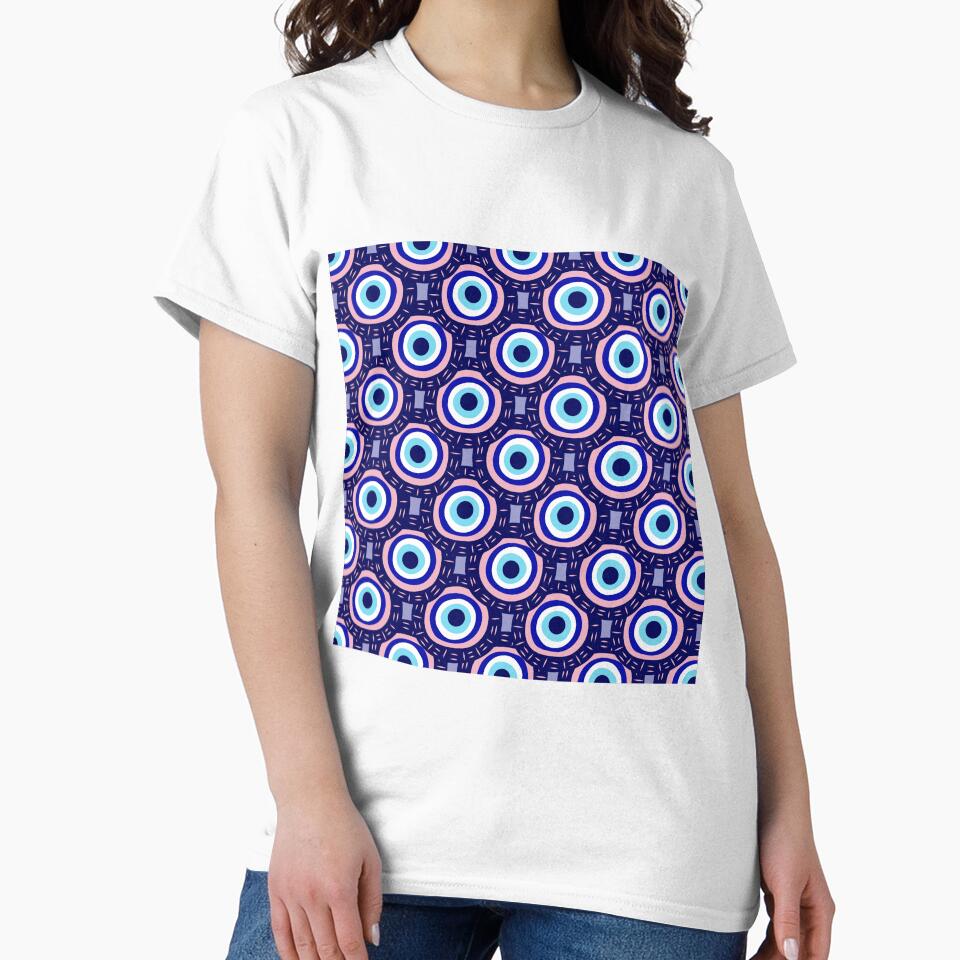 Evil Eye Abstract Pattern by PeachyLitchi T-Shirts, Hoodie, Sweatshirt | BlankRebels.com (Image 2)