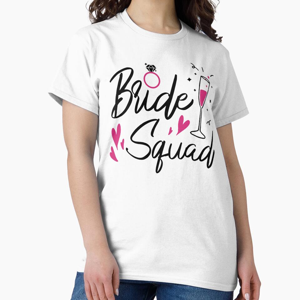 Bride Squad by ARY9 T-Shirts, Hoodie, Sweatshirt | BlankRebels.com (Image 2)