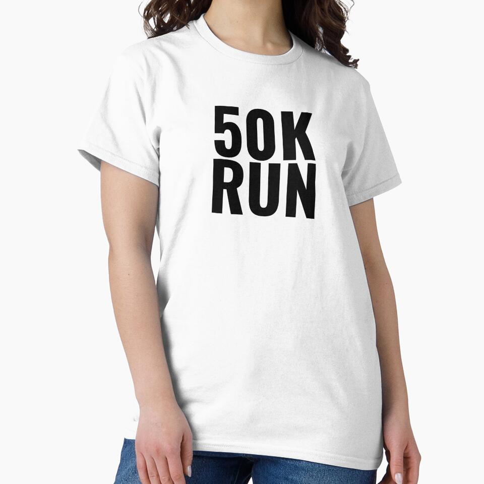 50k Running Champion, Running Goals by Minimalist Quotes and Sayings T-Shirts, Hoodie, Sweatshirt | BlankRebels.com (Image 2)