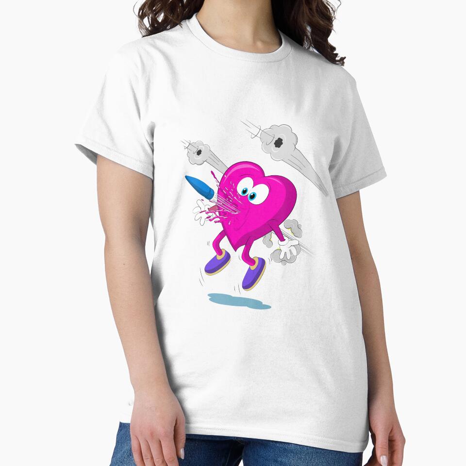 Cartoon Broken Heart. by AndreyKENO T-Shirts, Hoodie, Sweatshirt | BlankRebels.com (Image 2)
