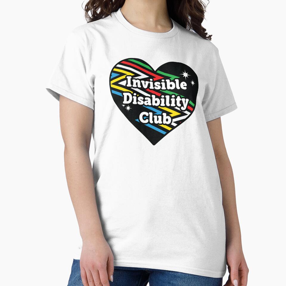 Invisible Disability Club by KwokArts T-Shirts, Hoodie, Sweatshirt | BlankRebels.com (Image 2)