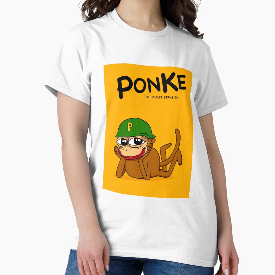 Ponke monkey by HaisterDesign T-Shirts, Hoodie, Sweatshirt | BlankRebels.com (Image 2)