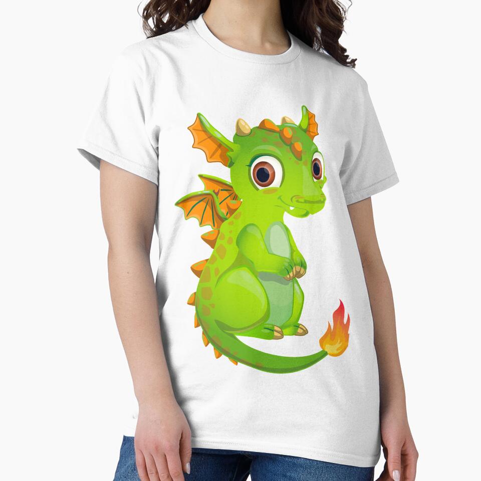 Shy Young Dragon by dcohea T-Shirts, Hoodie, Sweatshirt | BlankRebels.com (Image 2)