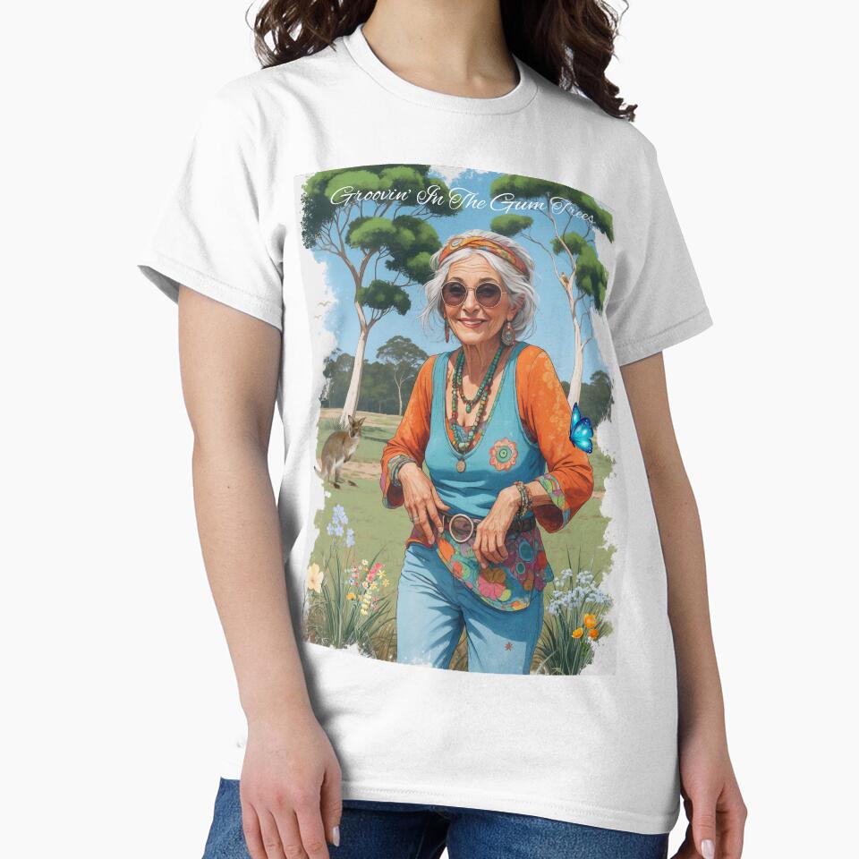 Groovin’ In The Gum Trees Hippie by AussieConcepts T-Shirts, Hoodie, Sweatshirt | BlankRebels.com (Image 2)