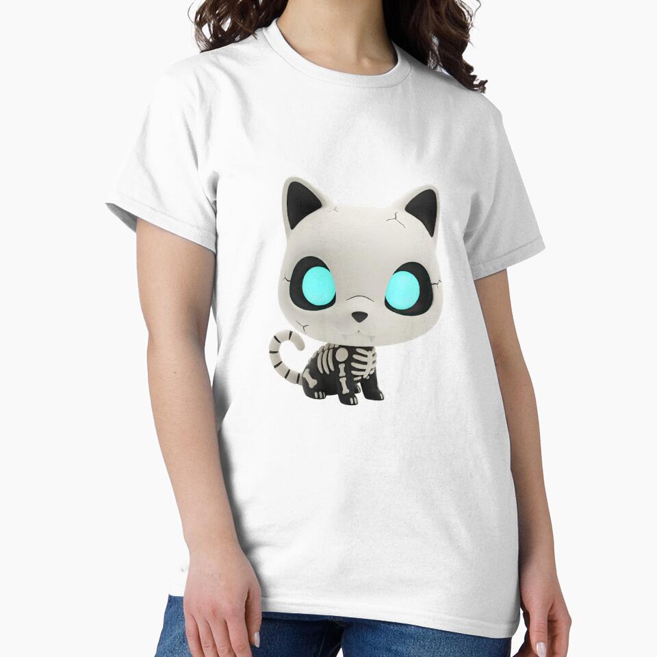 Lisk the Skeleton Cat by ClubofStitches