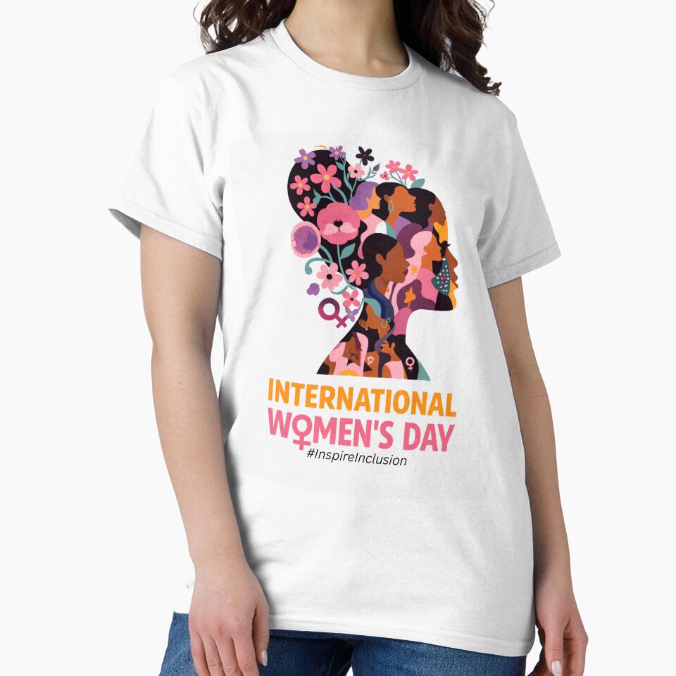 International Womens Day Floral Equality Empower Women Rights Celebration by Velinara T-Shirts, Hoodie, Sweatshirt (Image 2)