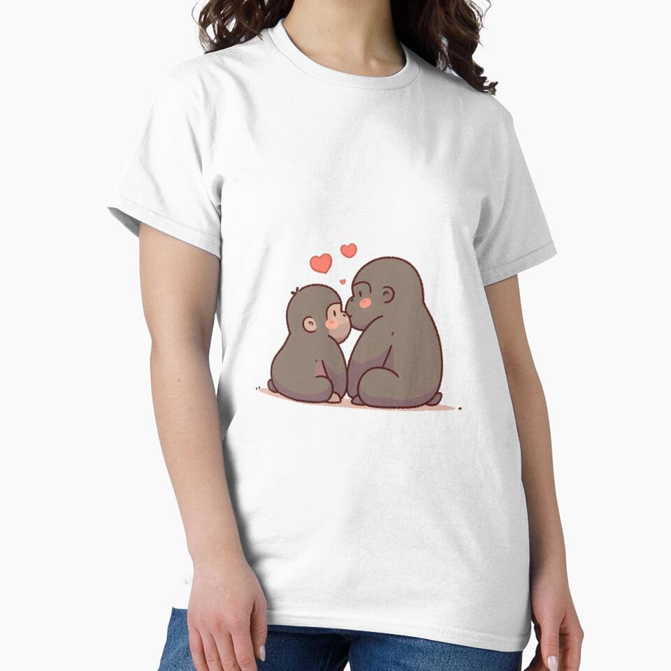 Gorilla Couple Valentine's Day by LemuellTrends T-Shirts, Hoodie, Sweatshirt | BlankRebels.com (Image 2)