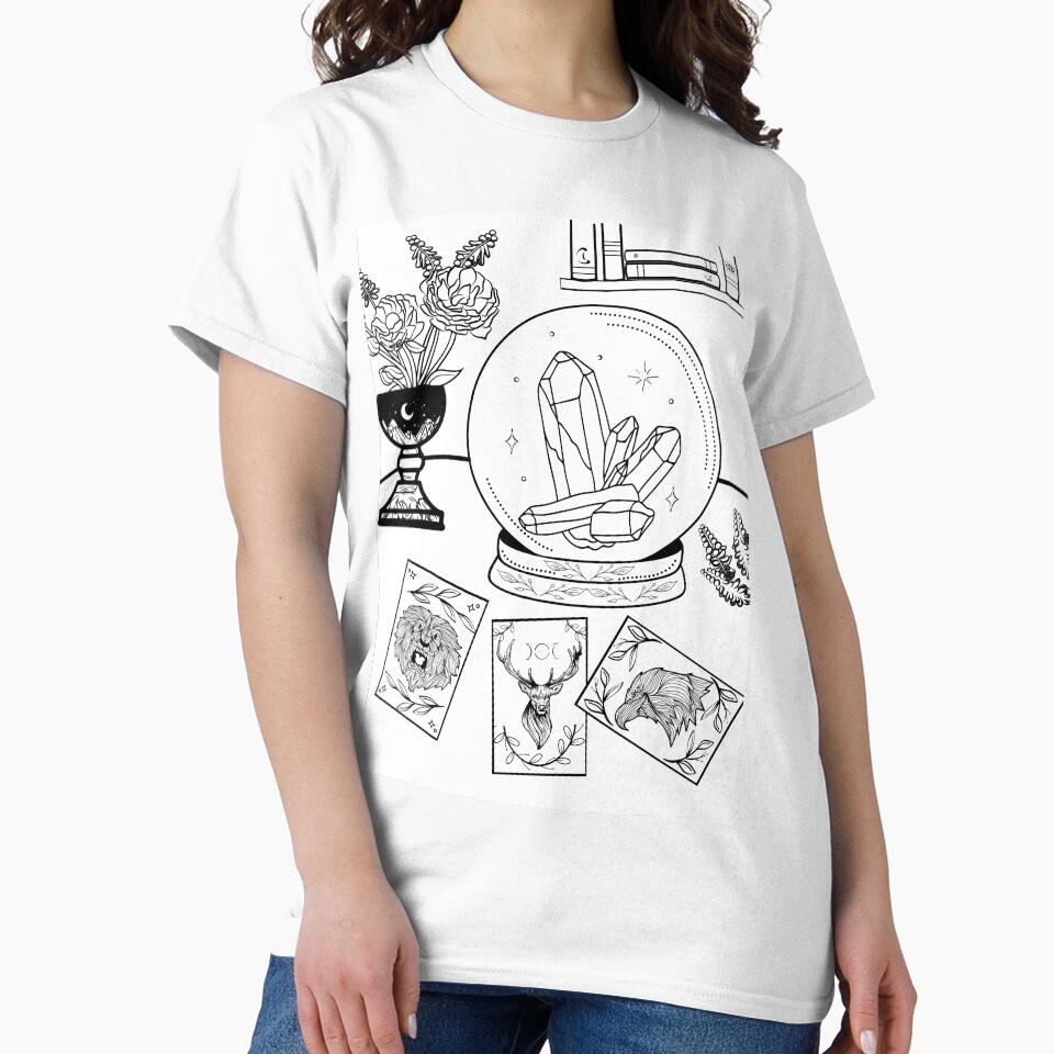 Tarot Magic & Crystal Fortunes by LadyZodiac T-Shirts, Hoodie, Sweatshirt | BlankRebels.com (Image 2)