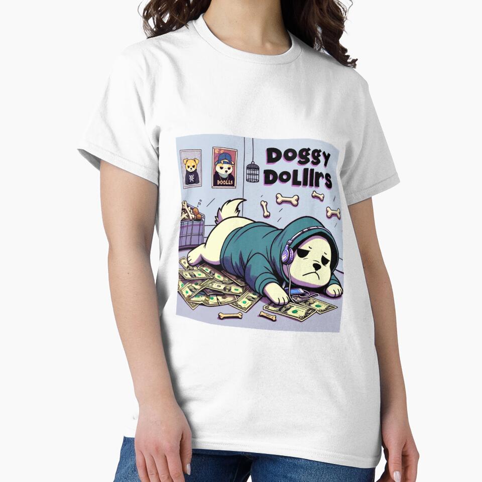 DOGGY DOLLARS can't spell by InspiringWorld T-Shirts, Hoodie, Sweatshirt | BlankRebels.com (Image 2)