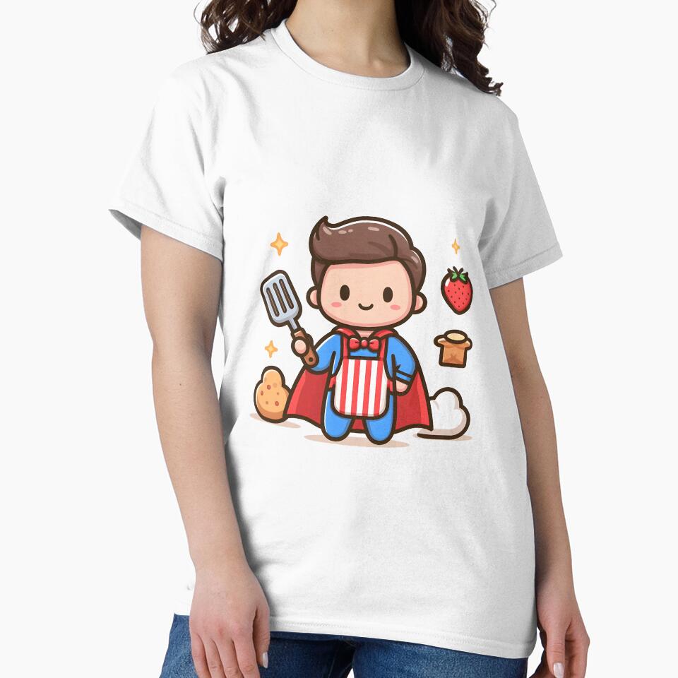 Kawaii Superhero With Apron by CanvasCutie