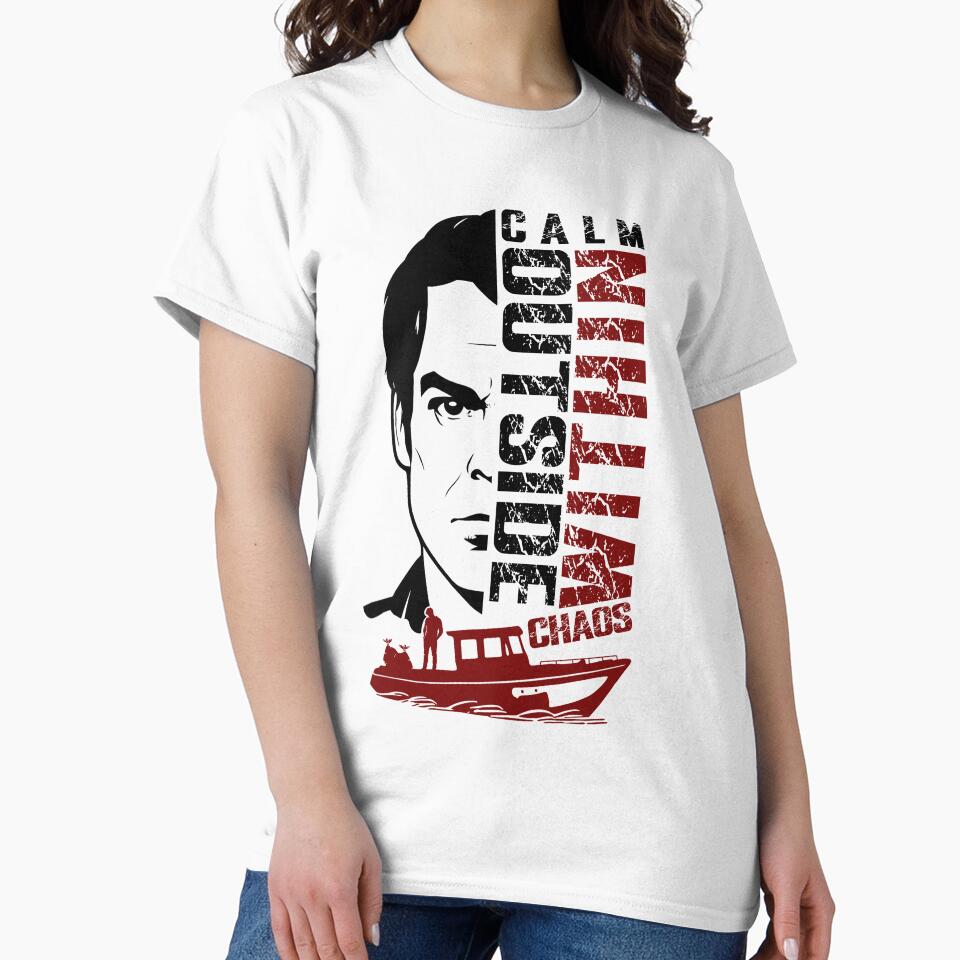 Calm Outside Chaos Within – Dark Psychological Art by JoseFrancese T-Shirts, Hoodie, Sweatshirt | BlankRebels.com (Image 2)