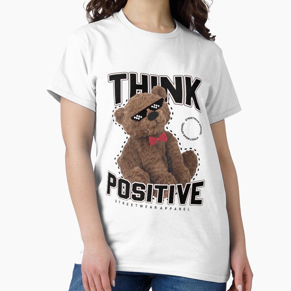 Think Positive by Youneek Designs T-Shirts, Hoodie, Sweatshirt | BlankRebels.com (Image 2)