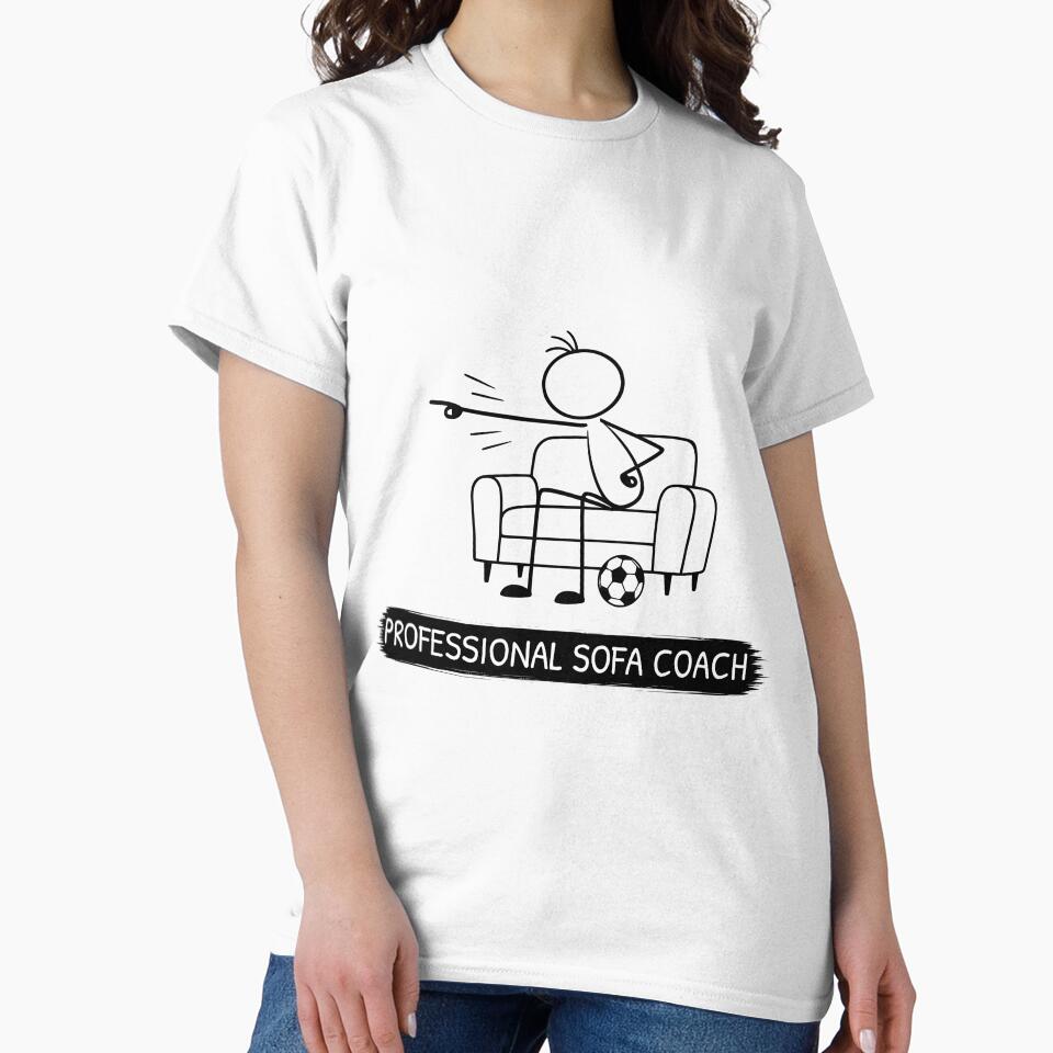 Professional Sofa Coach Football Humour by Pebl-Co